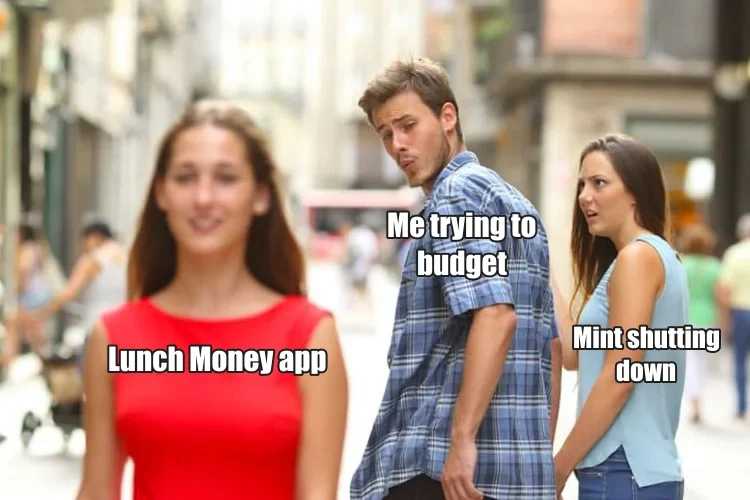 Lunch break app marketing meme from a recurring app mission