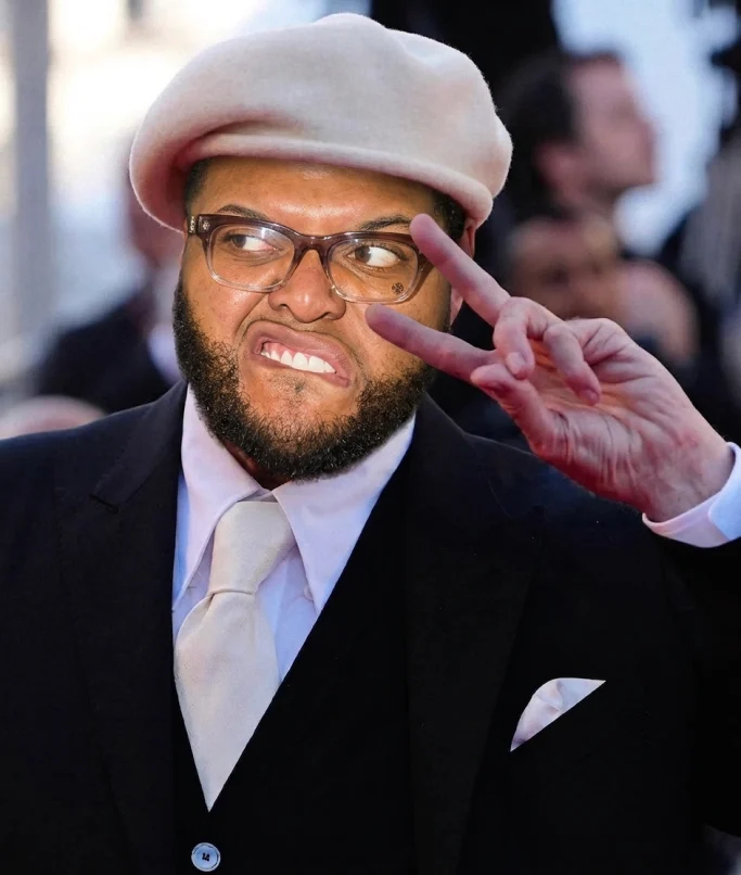 Celebrity-style face swap meme from a recurring creator mission
