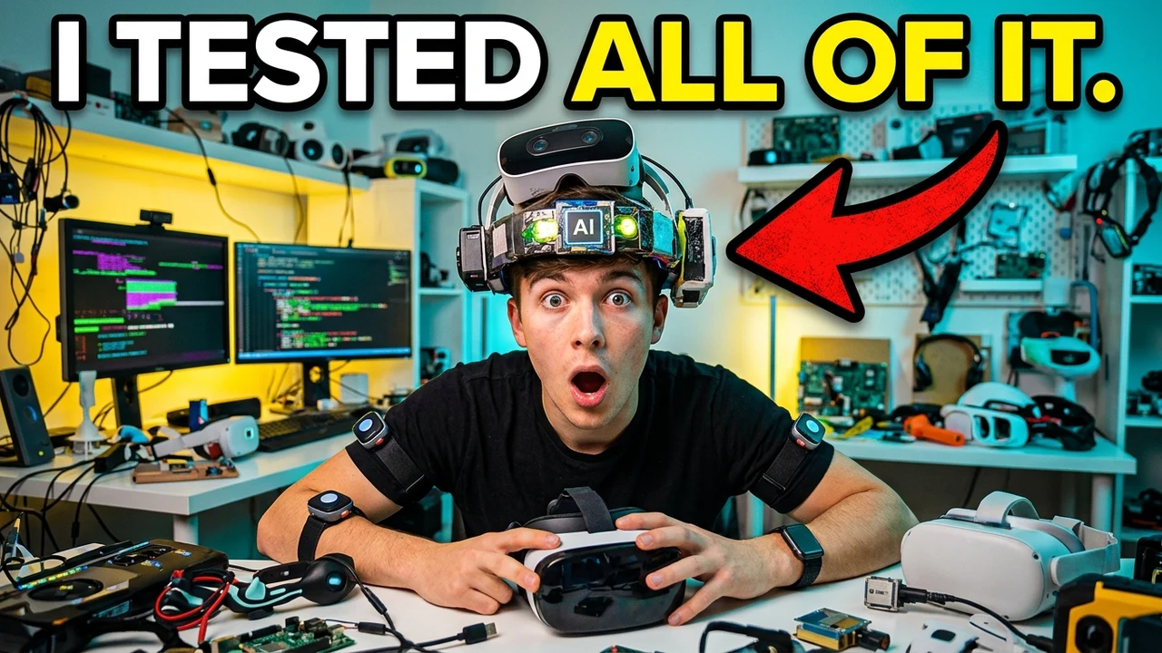 Fake YouTube thumbnail example with creator chaos styling